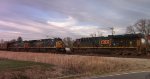 CSX manifest meets coal train